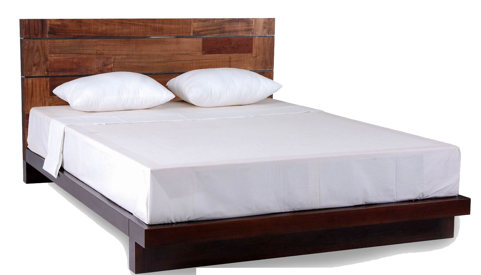 Modern Wooden Bed PNG Clipart