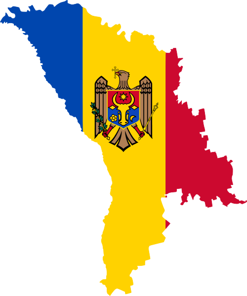Moldova Flag PNG Isolated Image