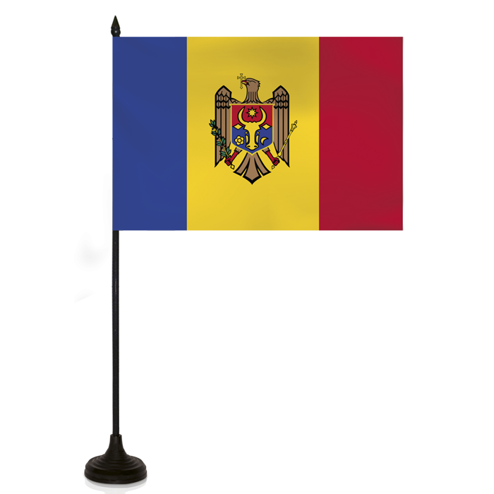 Moldova Flag PNG Isolated Pic