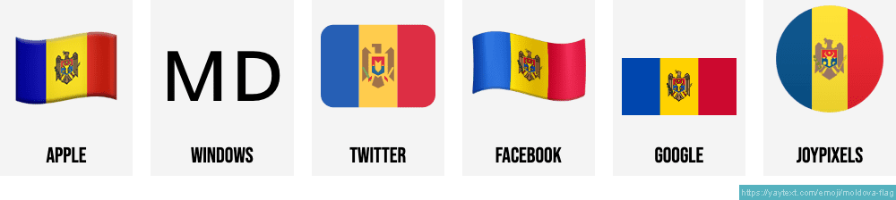 Moldova Flag Transparent PNG