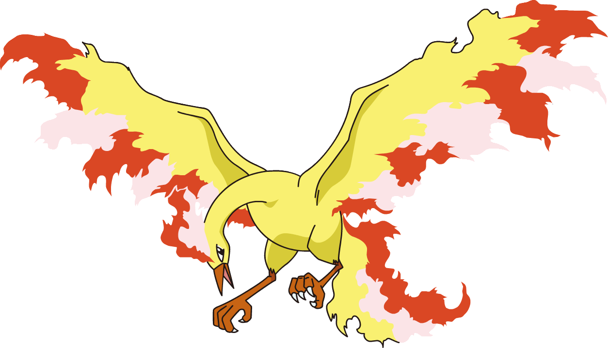 Moltres Pokemon PNG Isolated HD Pictures