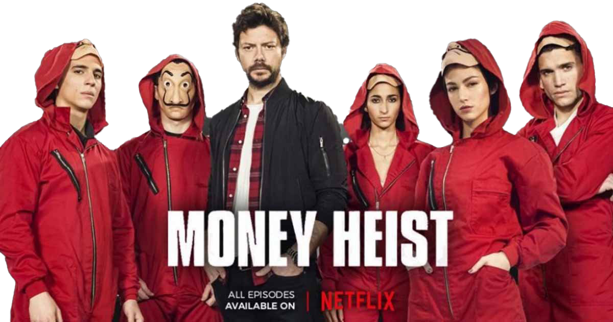 Money Heist Cast PNG File