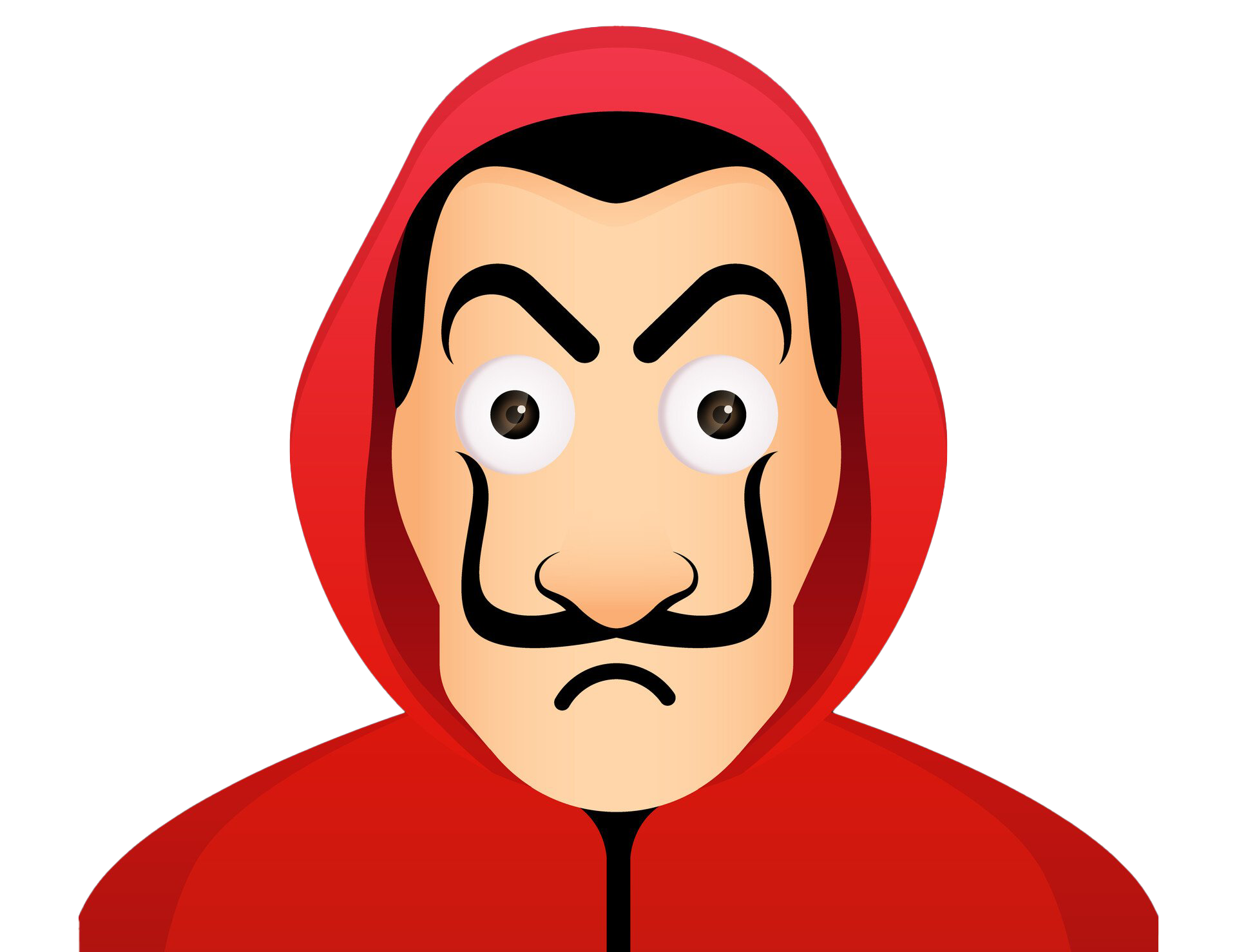 Money Heist Dp PNG Isolated HD