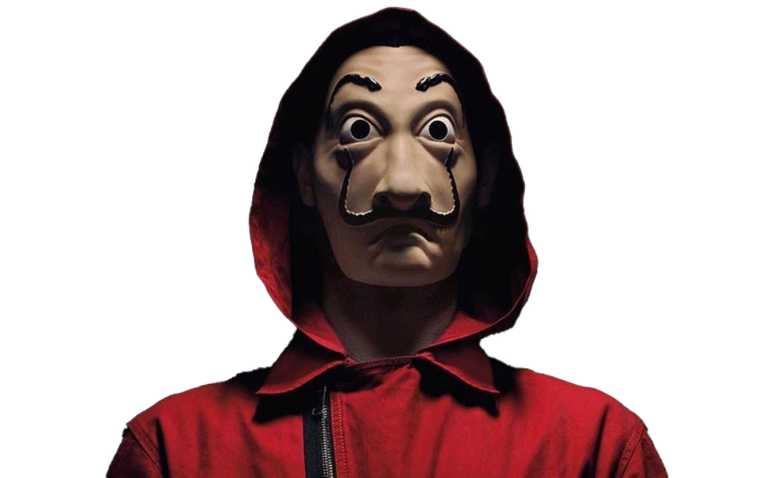 Money Heist Mask PNG HD Isolated