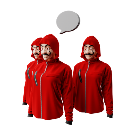 Money Heist Outfit PNG File