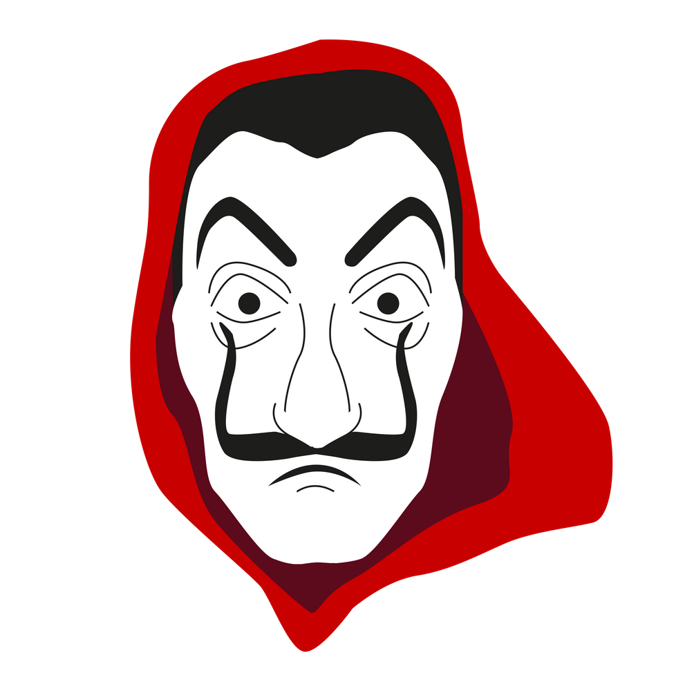 Money Heist Sticker PNG Isolated HD