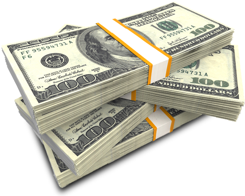 Money Stack PNG Isolated File