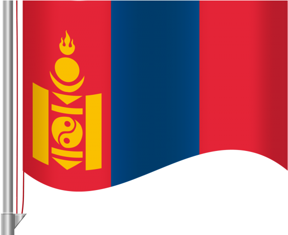 Mongolia Flag PNG Isolated Photo