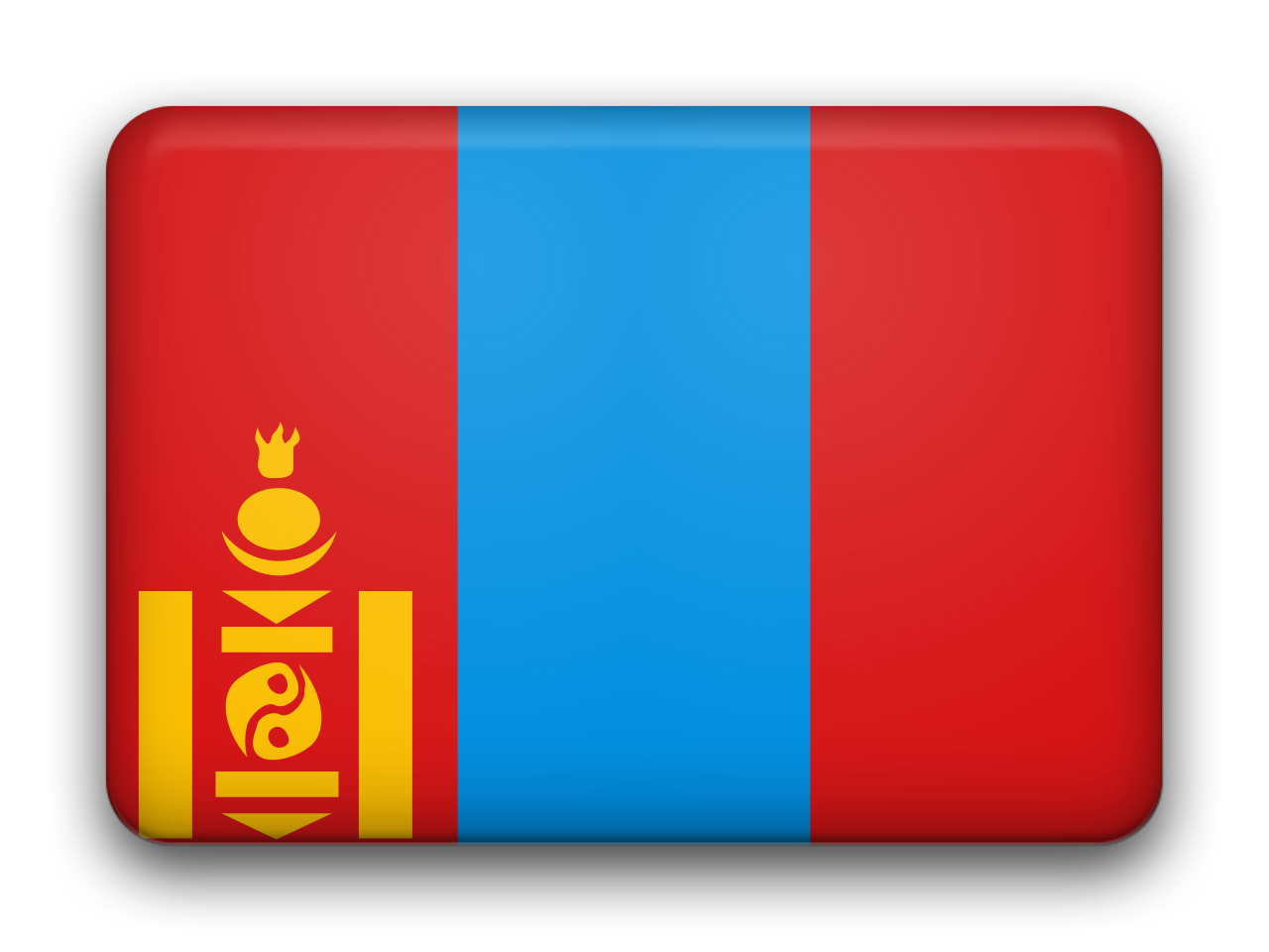 Mongolia Flag PNG Isolated Photos