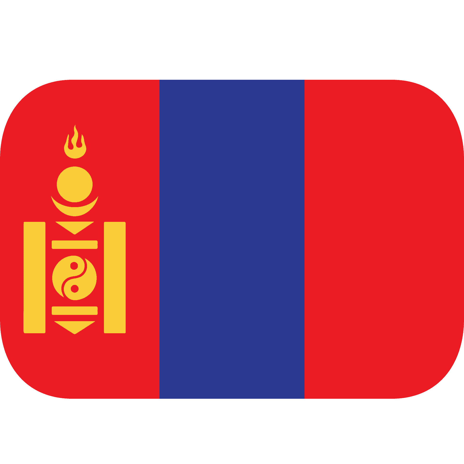 Mongolia Flag PNG Transparent