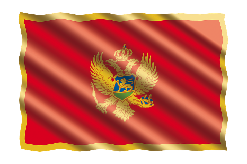 Montenegro Flag PNG Photo