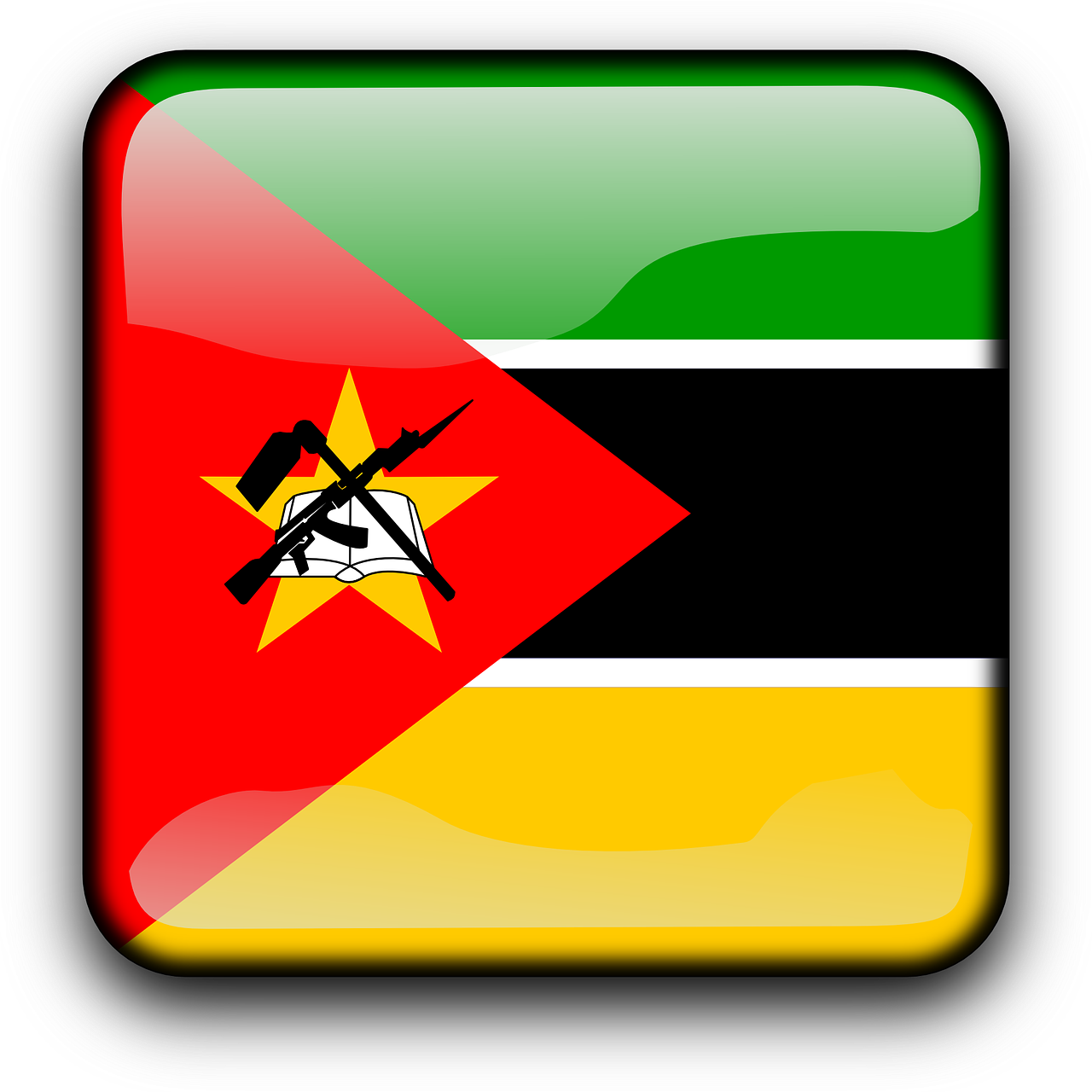 Mozambique Flag PNG File
