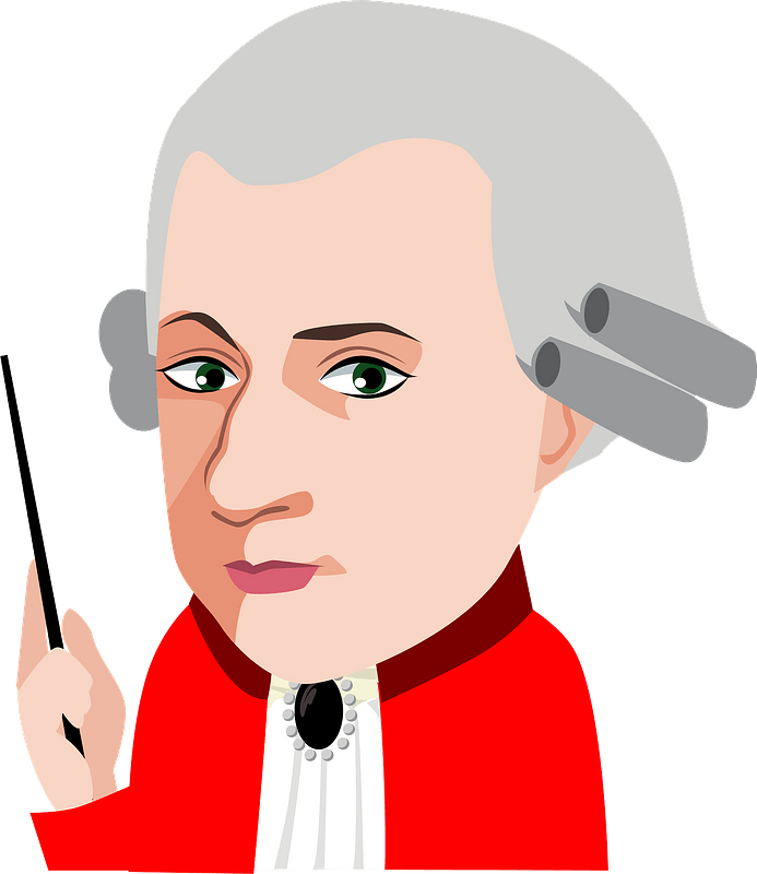 Mozart PNG HD Isolated