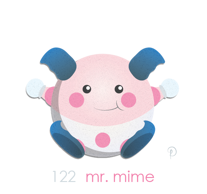 Mr. Mime Pokemon PNG File