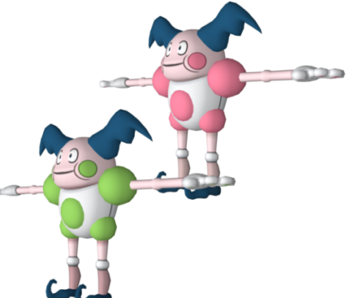 Mr. Mime Pokemon PNG Isolated Photo