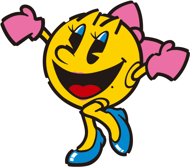 Ms. Pac-Man Transparent Isolated Background