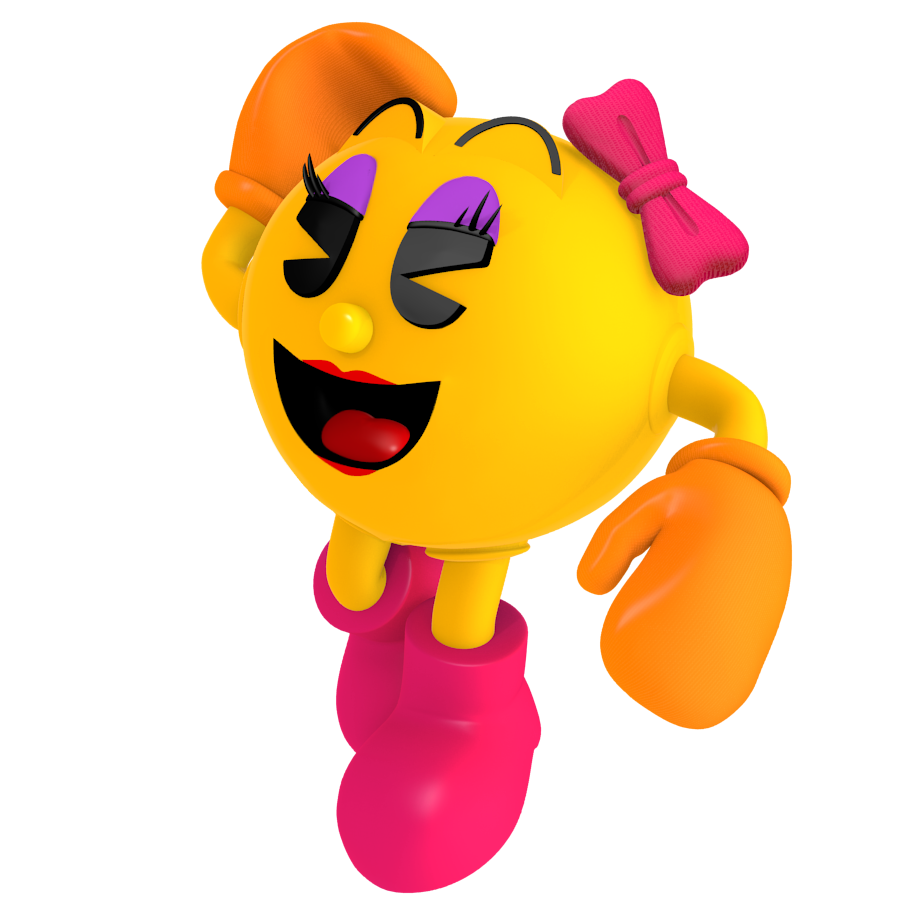 Ms. Pac-Man Transparent Isolated PNG