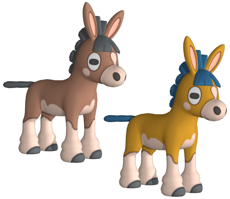 Mudbray Pokemon PNG Isolated Picture