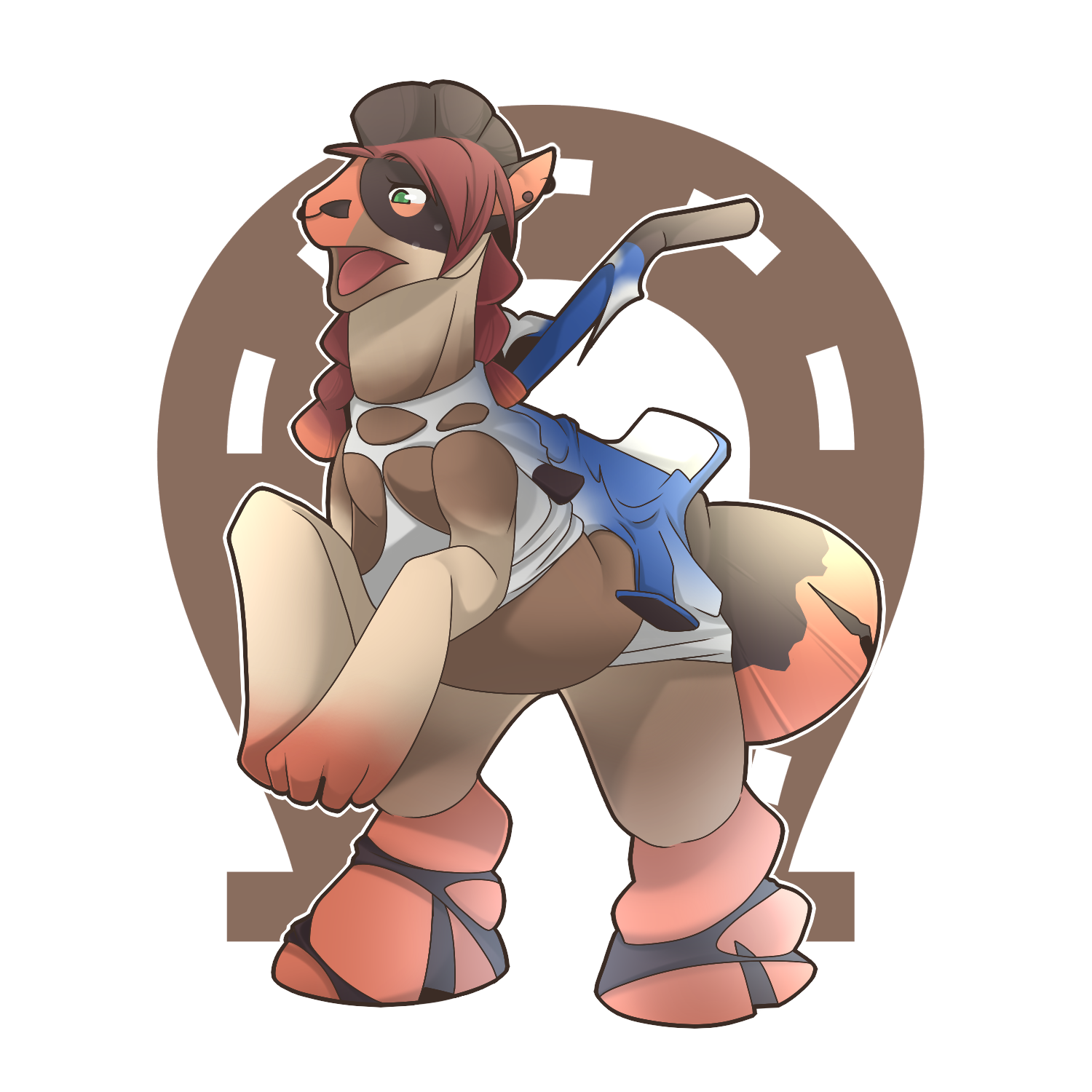 Mudsdale Pokemon PNG Isolated HD