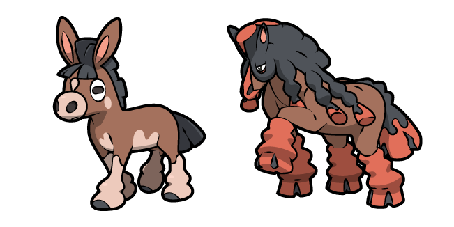 Mudsdale Pokemon PNG Isolated Transparent Image