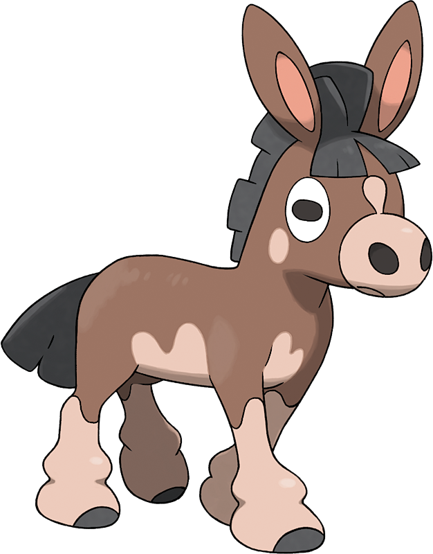 Mudsdale Pokemon PNG Isolated Transparent Picture