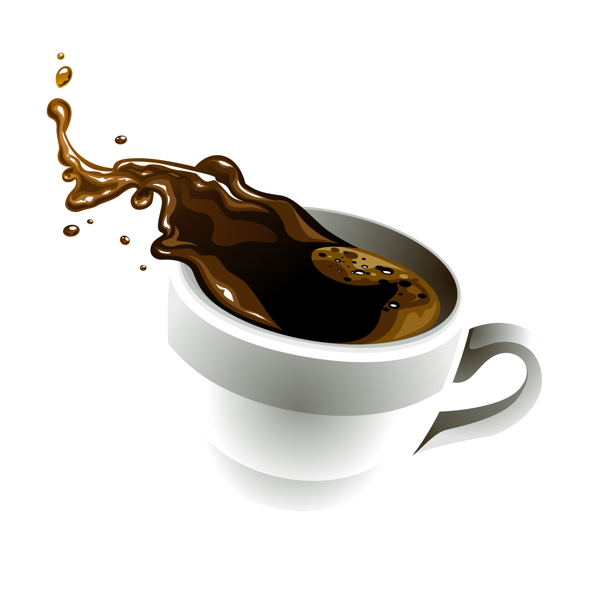 Mug Coffee Background Isolated PNG