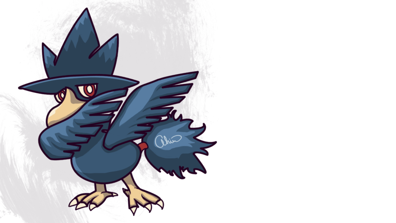 Murkrow Pokemon PNG HD Isolated