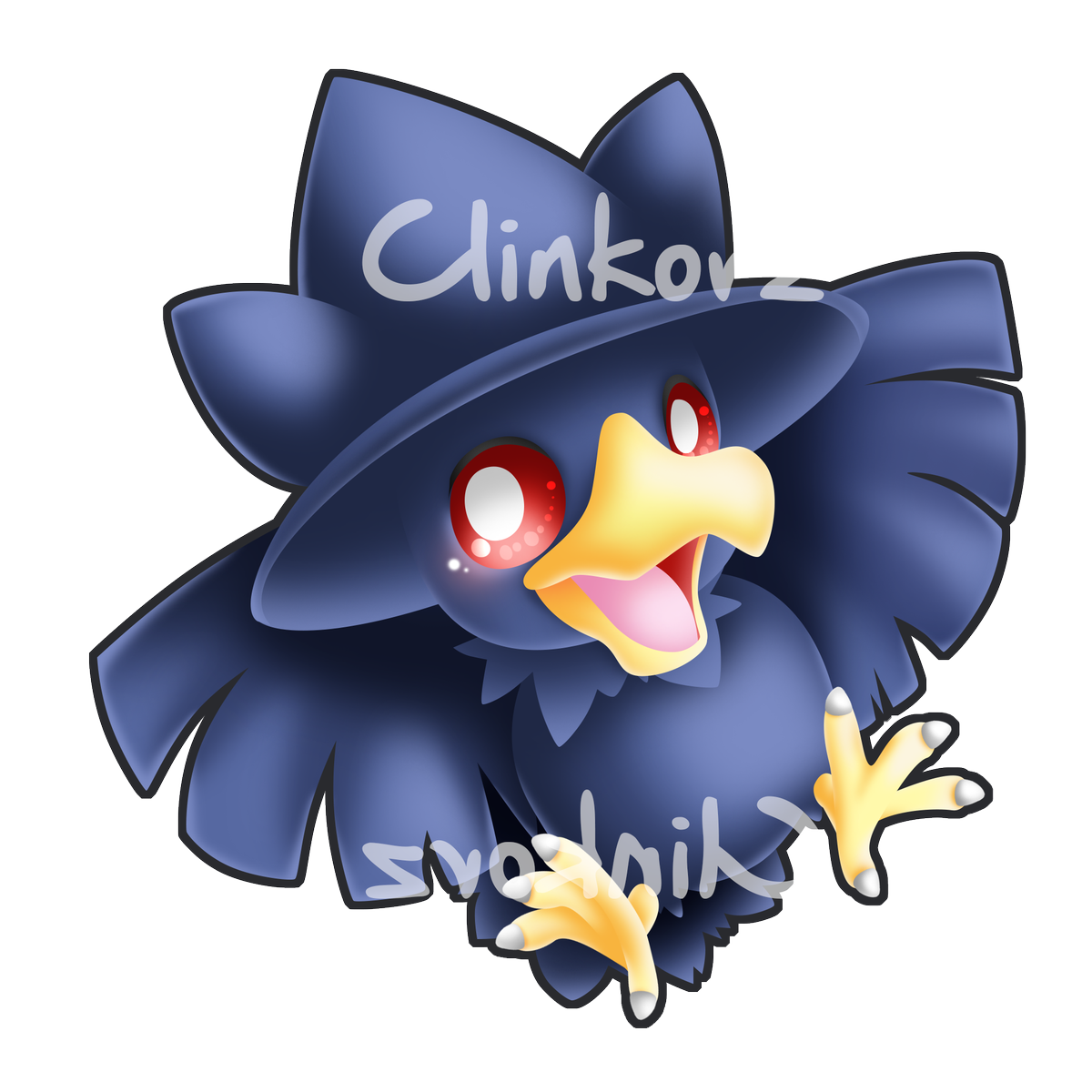 Murkrow Pokemon PNG Isolated Photos