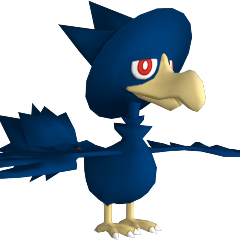 Murkrow Pokemon PNG Isolated Transparent