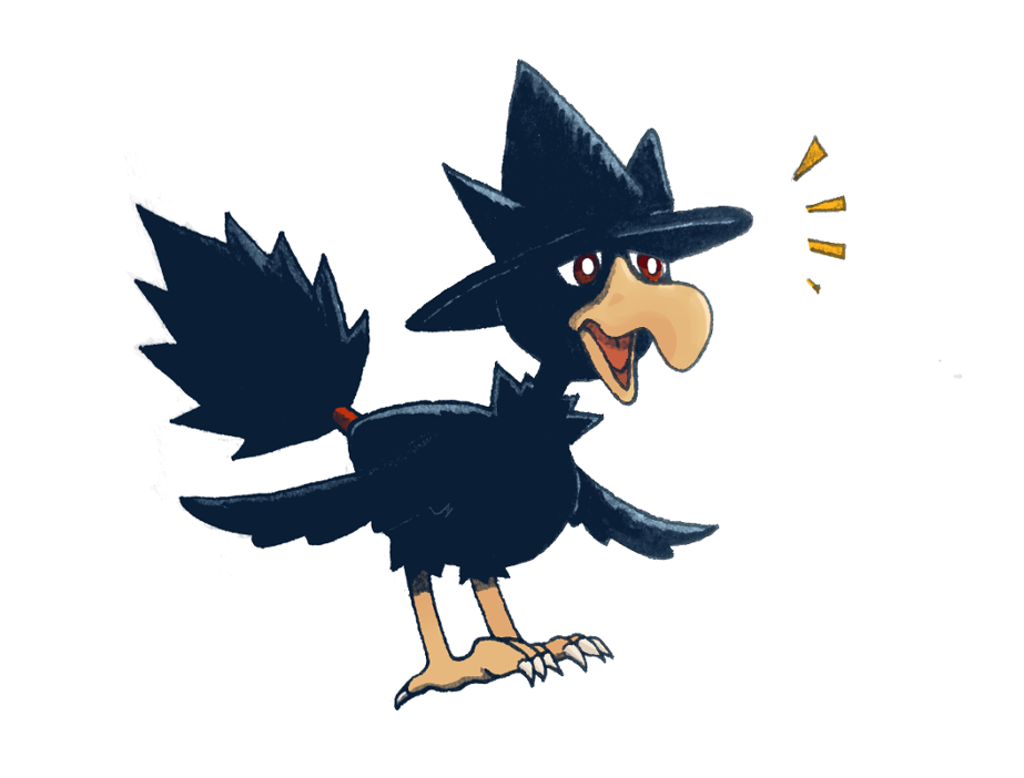 Murkrow Pokemon PNG Picture