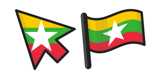 Myanmar Flag PNG File