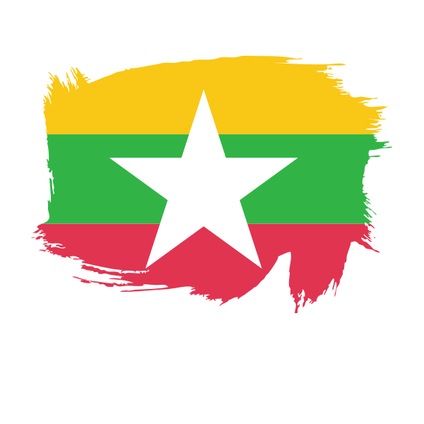 Myanmar Flag PNG Image
