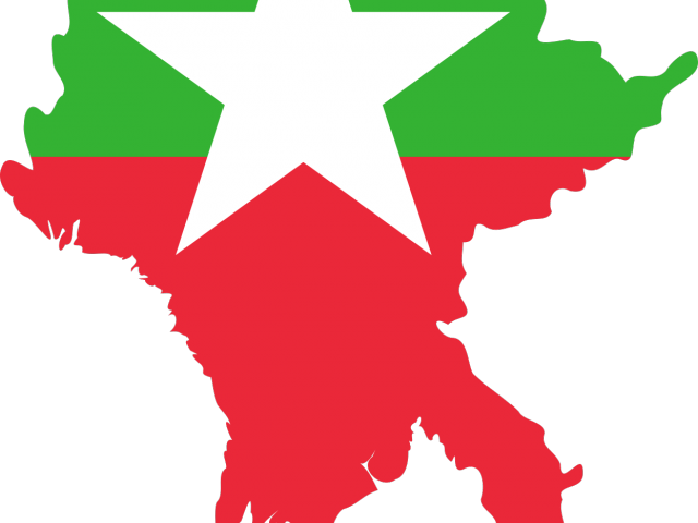 Myanmar Flag PNG Isolated Photo