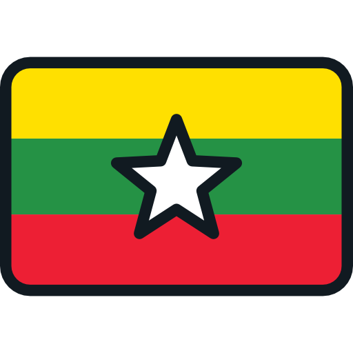 Myanmar Flag PNG Photo