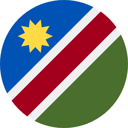 Namibia Flag PNG Isolated Image