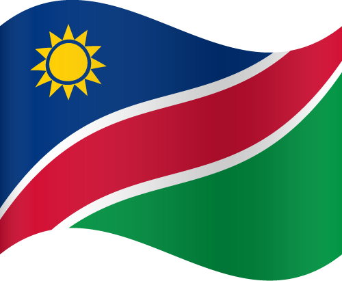 Namibia Flag PNG Isolated Pic