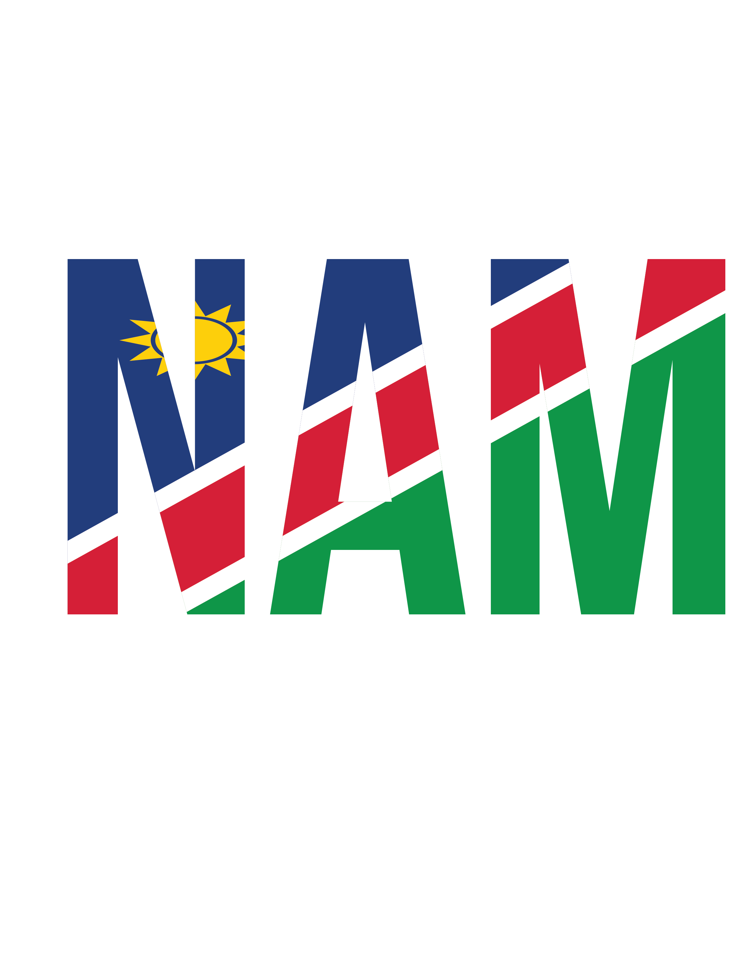 Namibia Flag PNG Pic