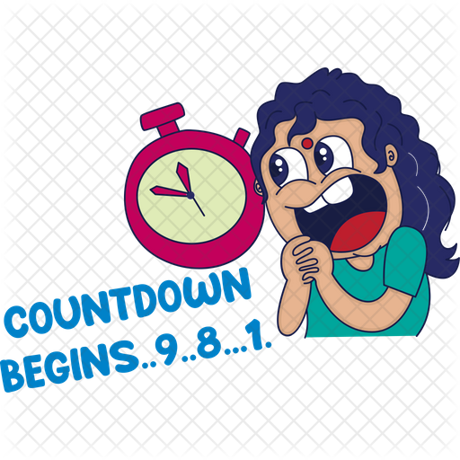 New Year Countdown PNG Photo