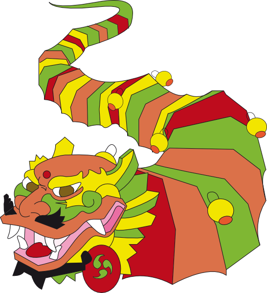 New Year Dragon PNG Isolated Photos