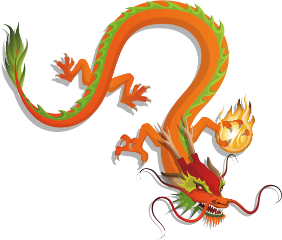 New Year Dragon PNG Isolated Pic