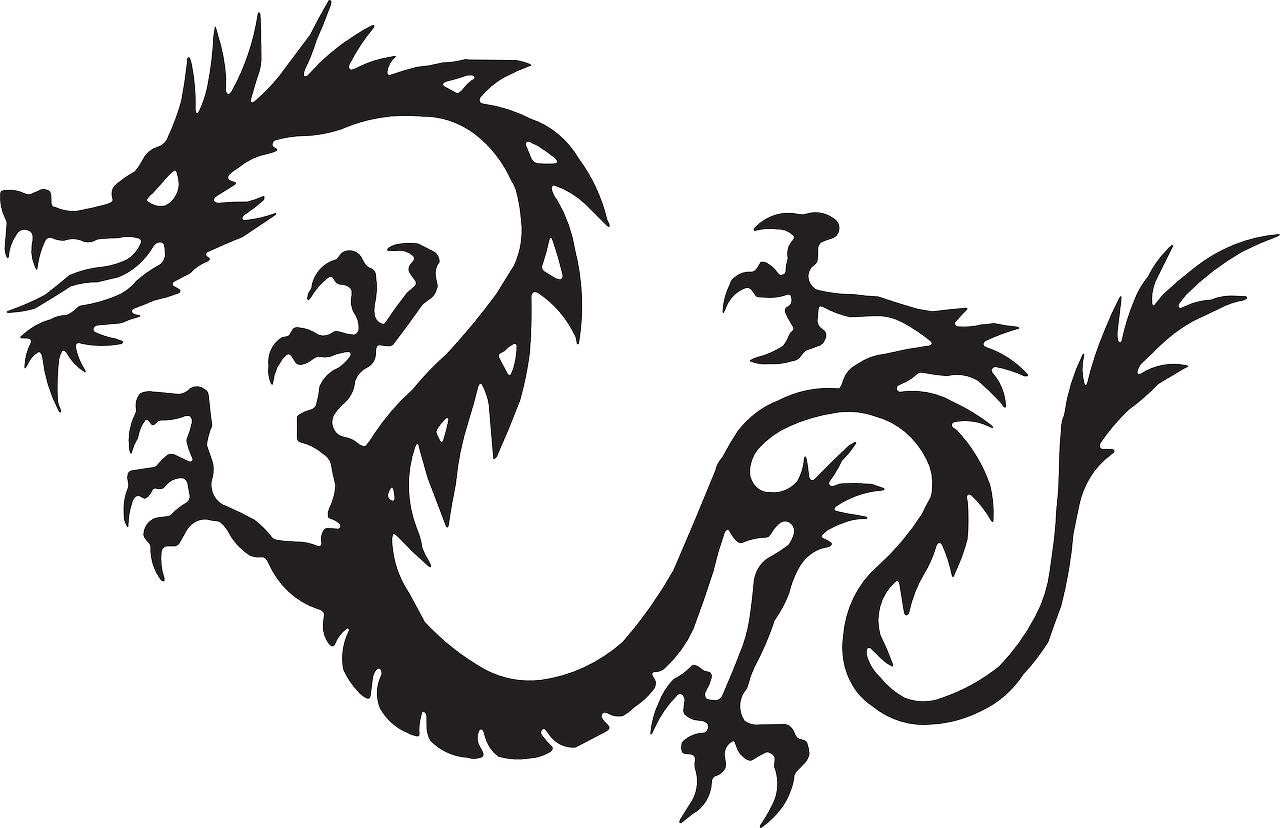 New Year Dragon PNG Transparent