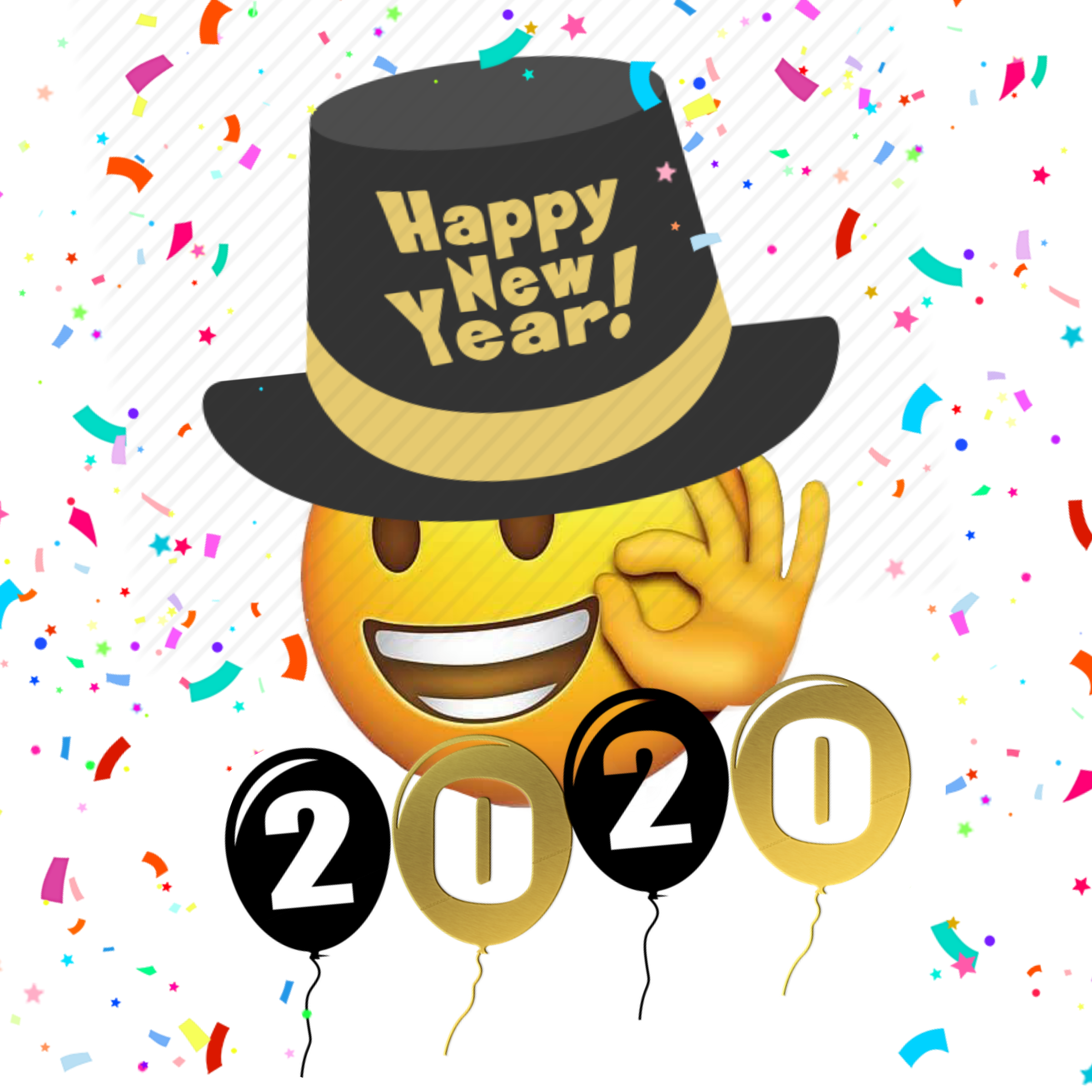 New Year Emoji PNG File