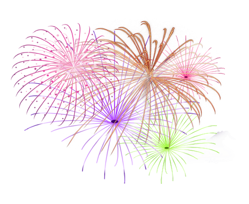 New Year Fireworks PNG Free Download