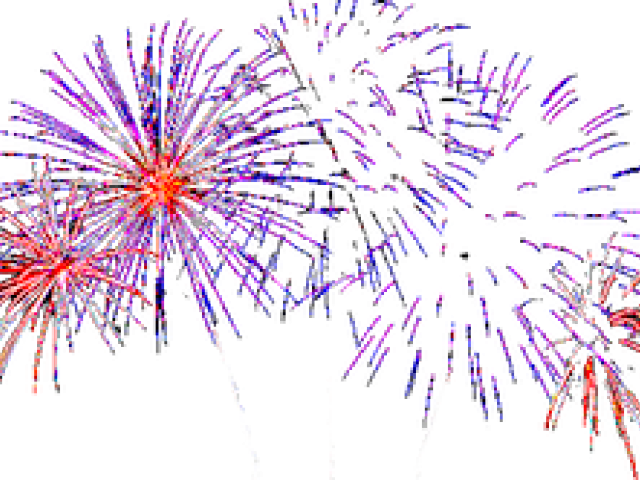 New Year Fireworks PNG Photo