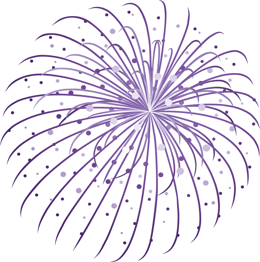 New Year Fireworks PNG Pic