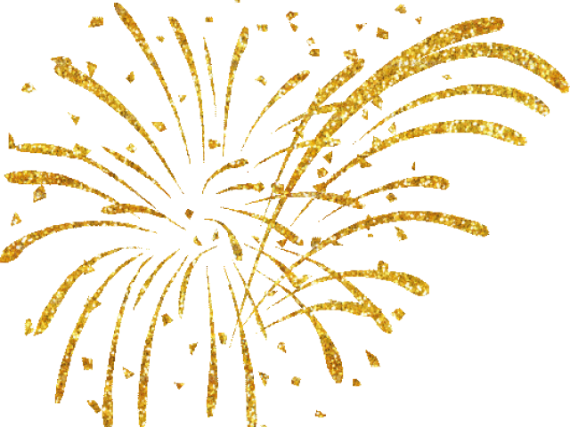 New Year Fireworks PNG Transparent