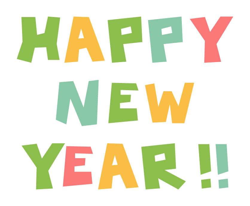 New Year Greetings PNG Photo