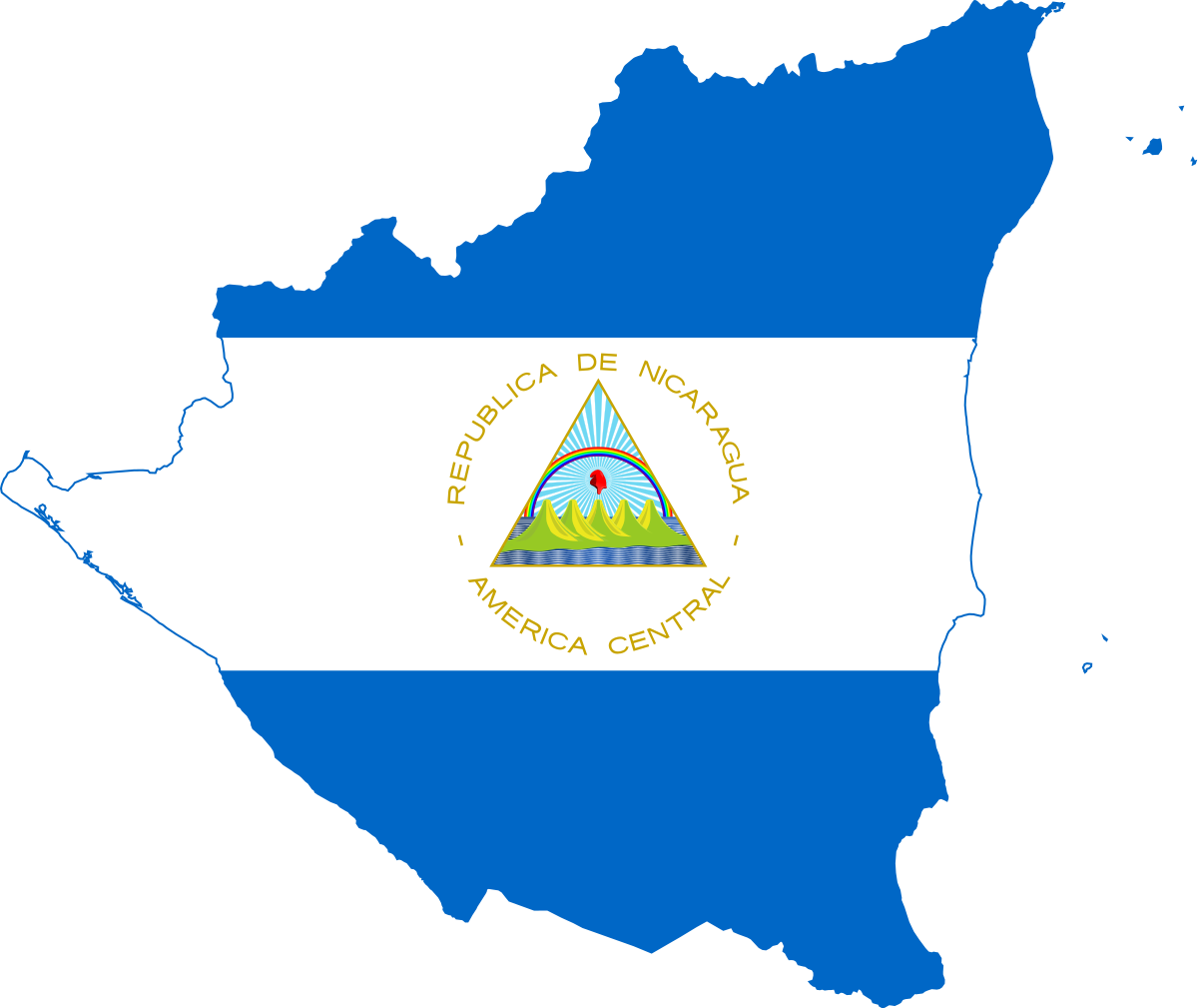 Nicaragua Flag Download PNG Image