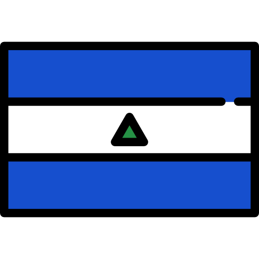 Nicaragua Flag PNG Isolated Image