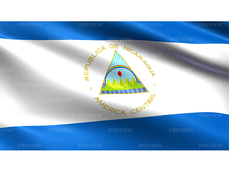 Nicaragua Flag Transparent PNG